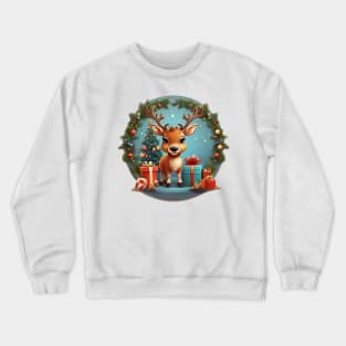 Christmas Reindeer Crewneck Sweatshirt